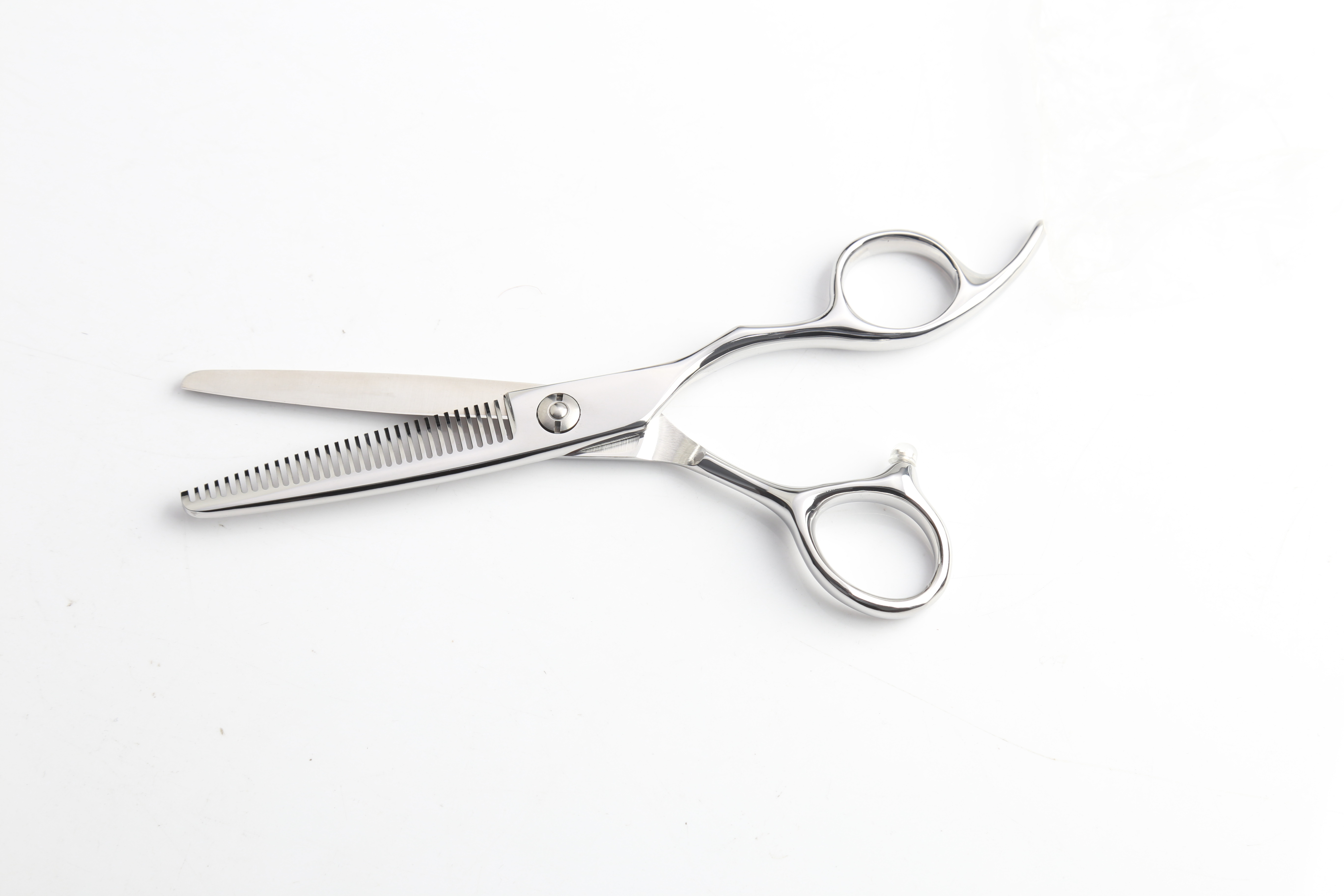 6.0" V-Notch Hair Thinning Shears - 6CR13MO Steel