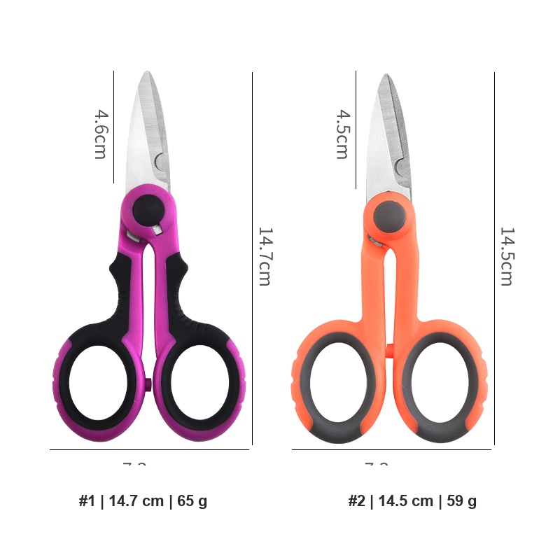 Complete fishing scissors product view