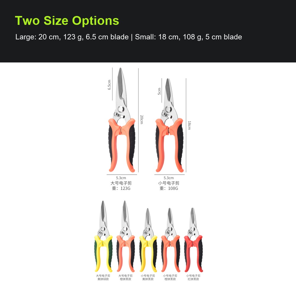 Spring-loaded industrial shears detail 4