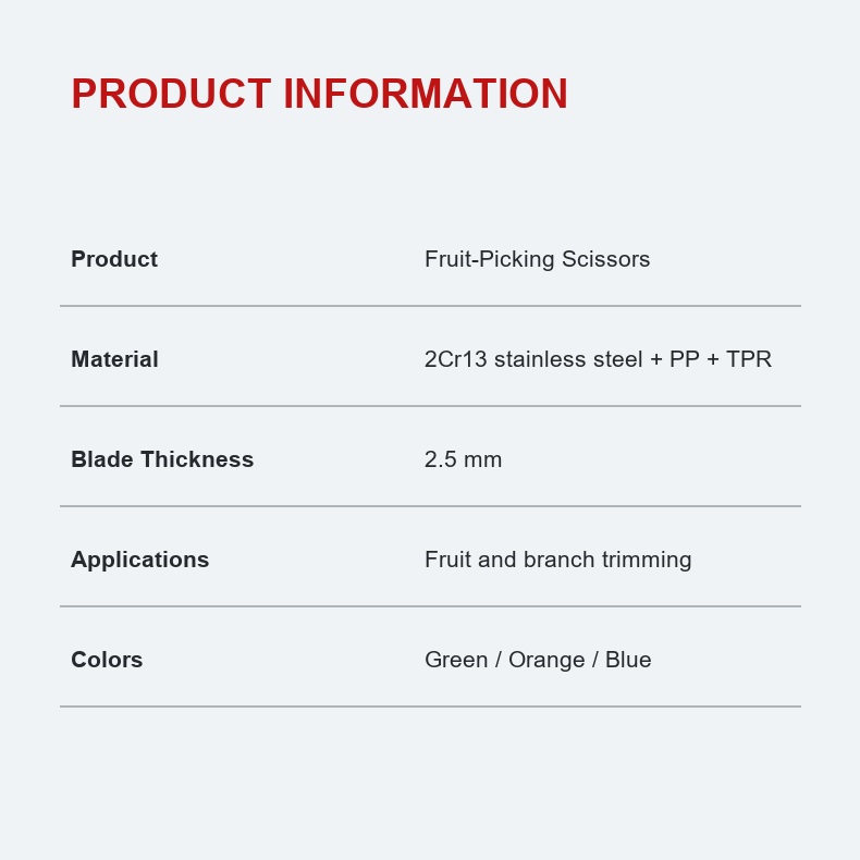 English fruit-picking scissors detail 8