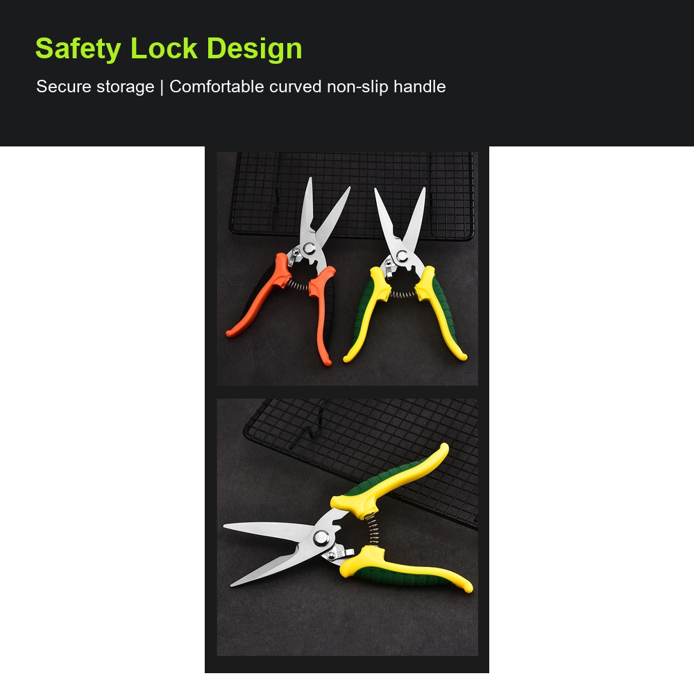 Spring-loaded industrial shears detail 8