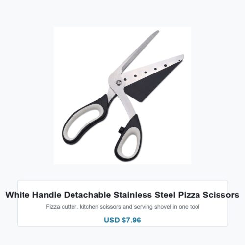 Main 01 Detachable Stainless Steel Pizza Scissors