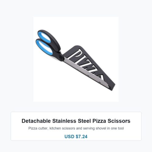 Main 01 Detachable Stainless Steel Pizza Scissors