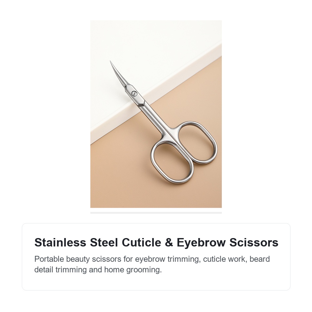 Main 01 Stainless Cuticle Eyebrow Scissors