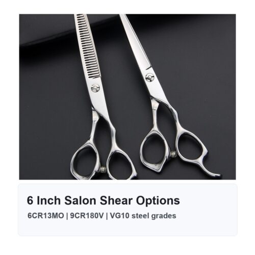 Main 02 Six Inch Salon Shear Options