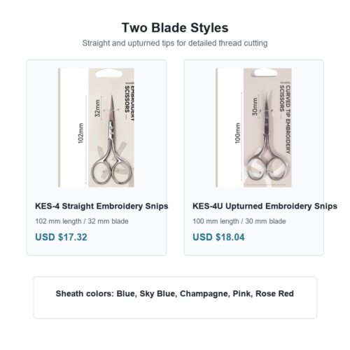 Main 02 Two Blade Styles And Sheath Colors