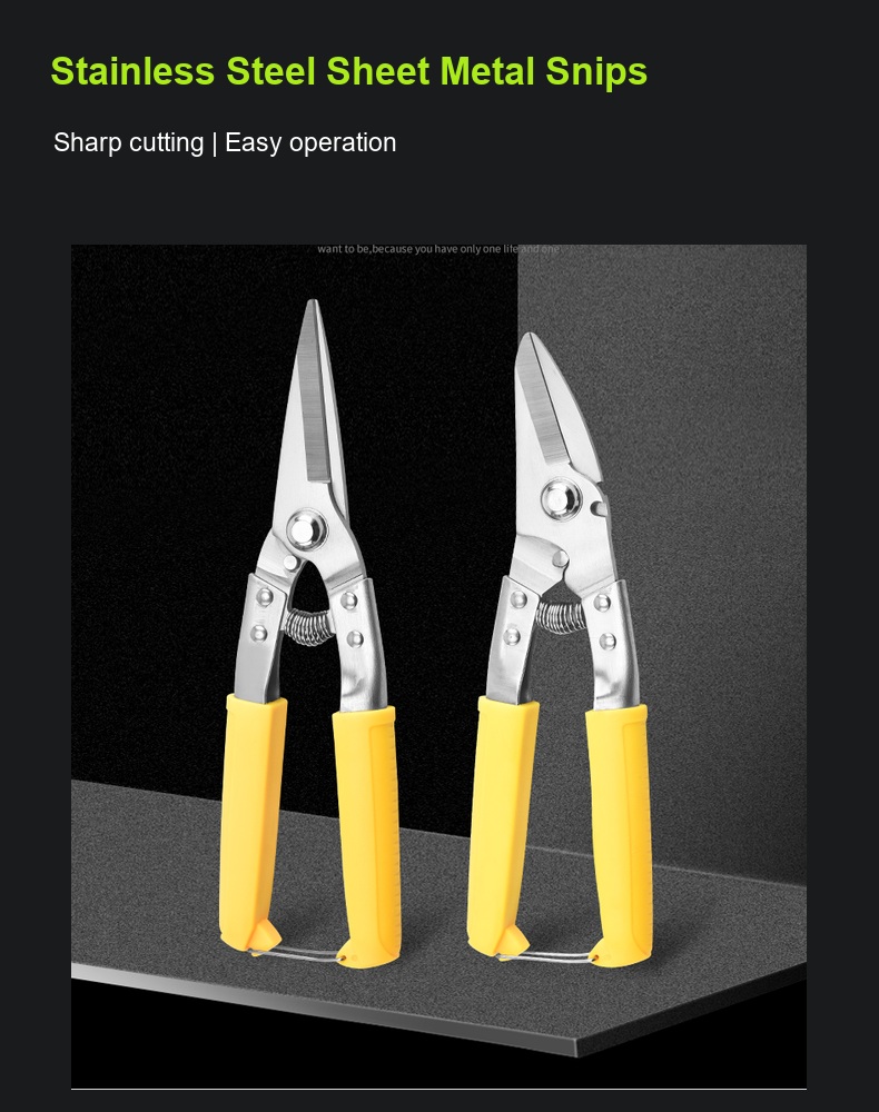 Sheet metal snips detail 6