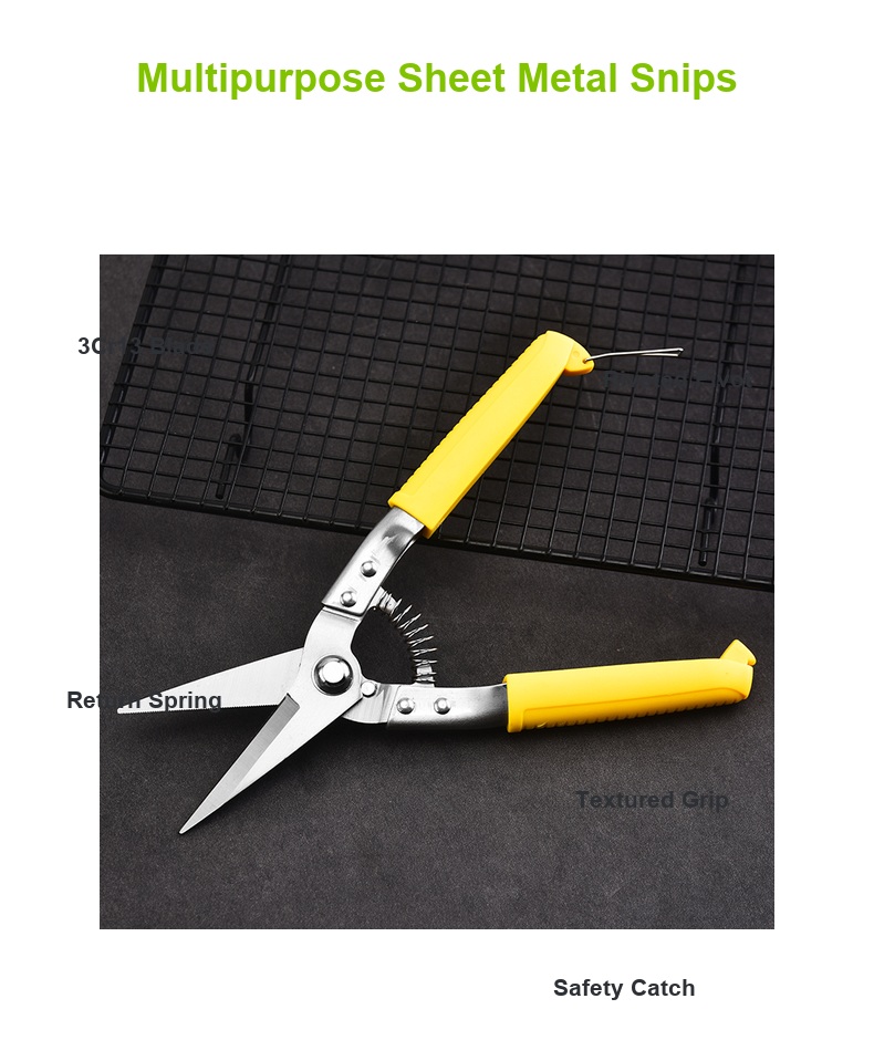 Sheet metal snips detail 10